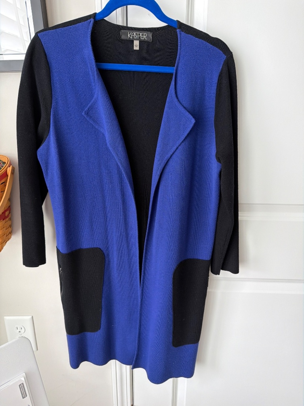 Kasper duster length sweater